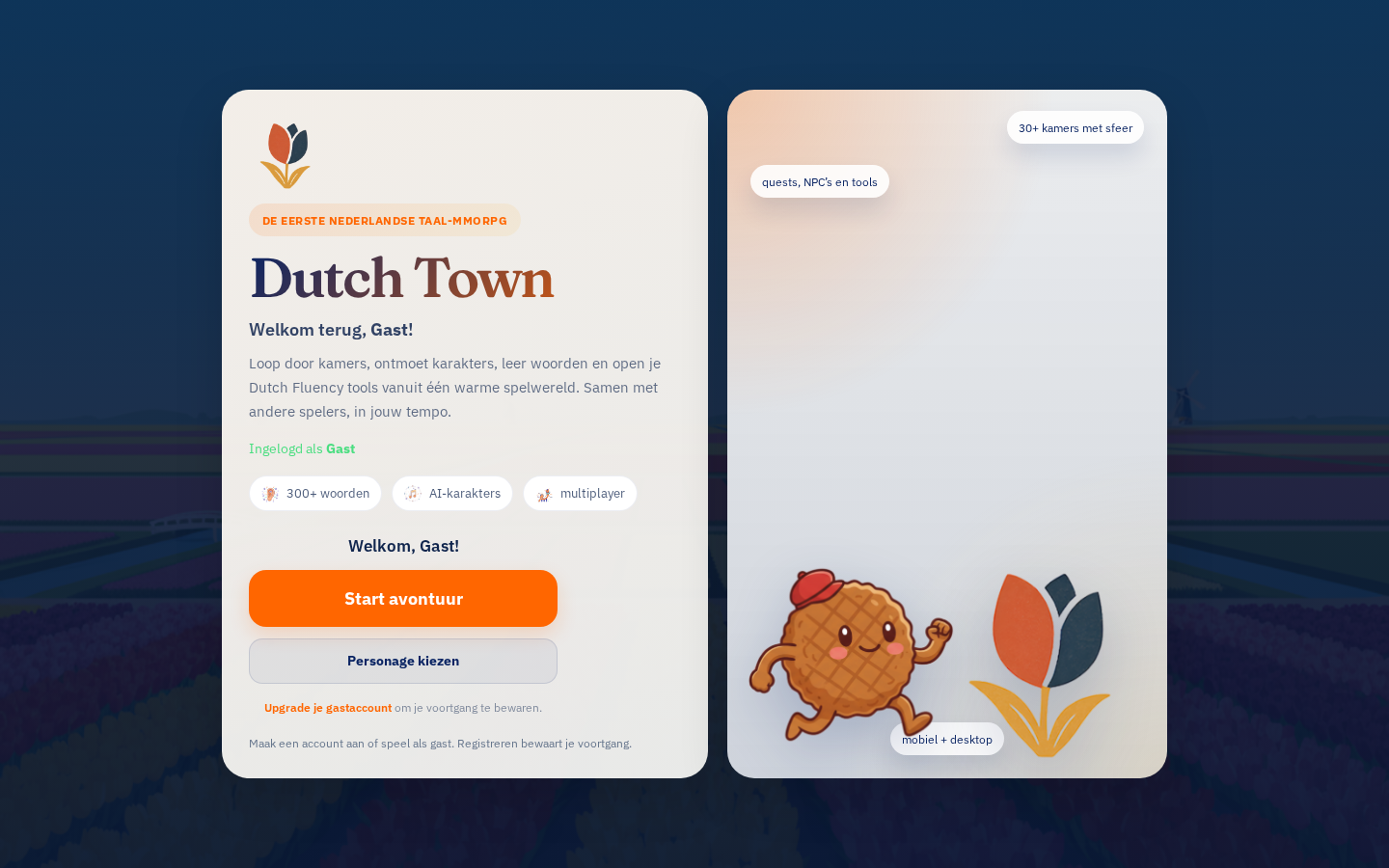 Dutch Town map