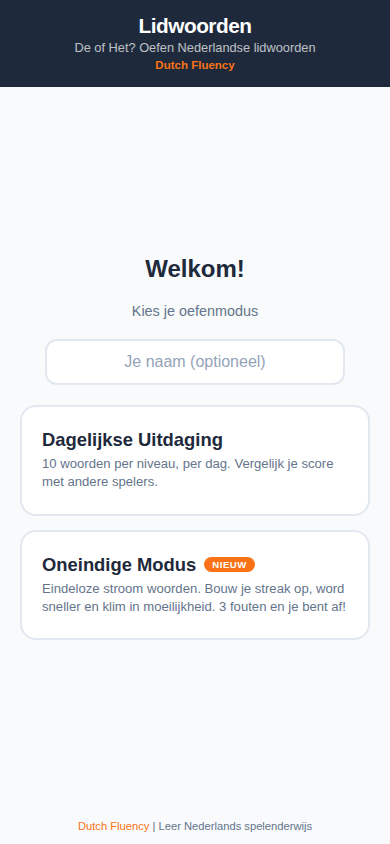 Lidwoorden mobile