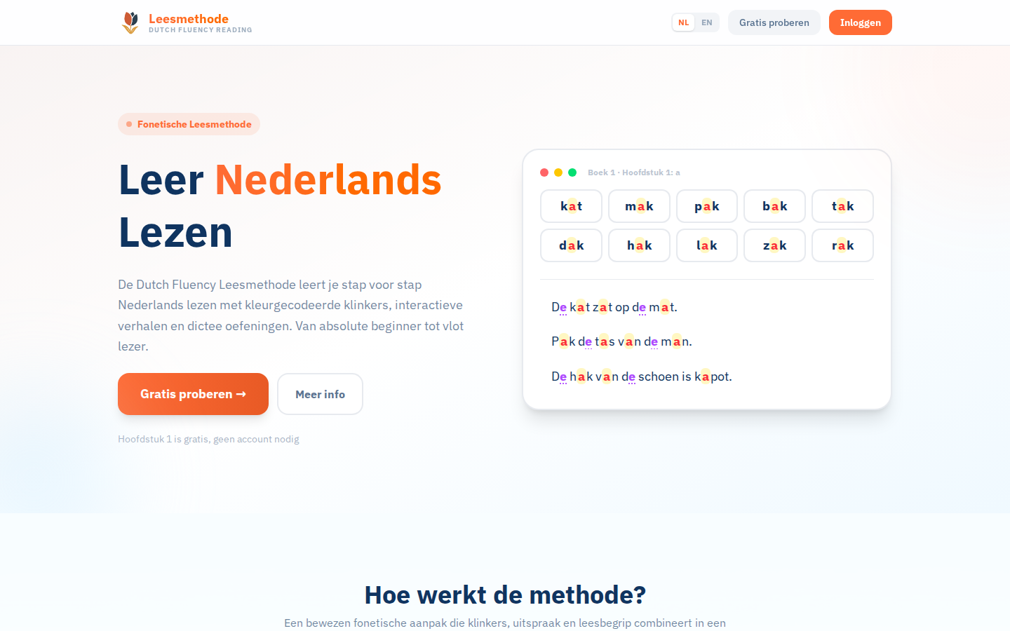 Dutch Reading content